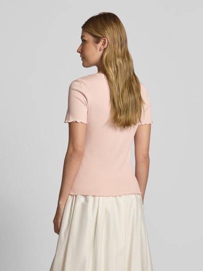 Tom Tailor Denim Slim Fit T-Shirt aus Baumwoll-Mix Rosa 5