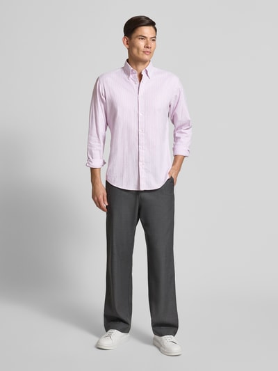 BOSS Orange Slim fit vrijetijdsoverhemd van katoenmix, model 'RICOPLUS_M' Roze - 1