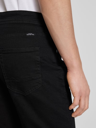 Blend Regular Fit Jeansshorts im 5-Pocket-Design Black 3