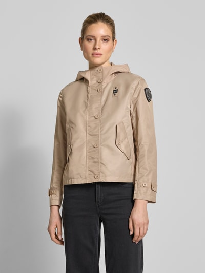 Blauer Usa Jacke mit Kapuze Modell 'MARCELA' Beige 4