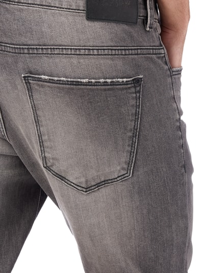REVIEW Relaxed Skinny Fit 5-Pocket-Jeans  Dunkelgrau 7