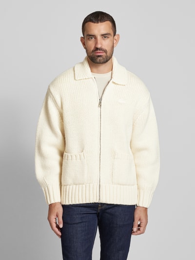 Lacoste Cardigan mit seitlichen Taschen Offwhite 4