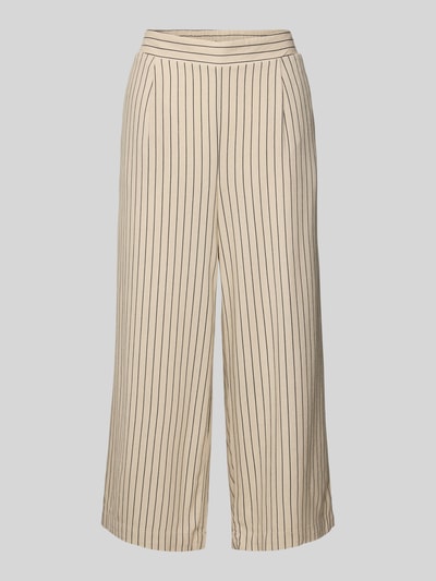 Vero Moda Loose fit culotte van een mix van viscose en linnen, model 'MYMILO' Zand - 2