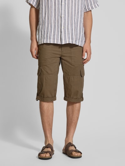 Christian Berg Men Bermuda met cargozakken Taupe - 4