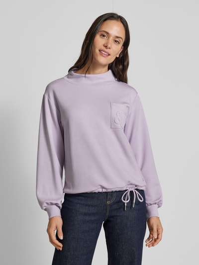 monari Sweatshirt mit Stehkragen Flieder 4