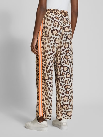 Emily Van den Bergh Stoffhose mit elastischem Bund Beige 5