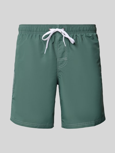Sundek Badehose mit elastischem Bund Dunkelgruen 1