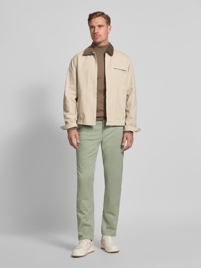 Tommy Hilfiger Straight leg chino van katoenmix, model 'DENTON' Groen - 1
