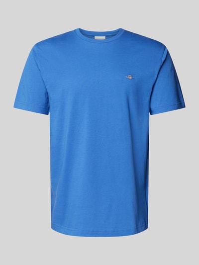 Gant Regular Fit T-Shirt in Melange-Optik Royal 2