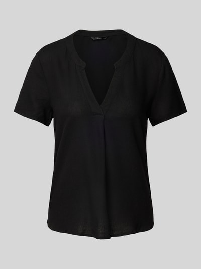 Vero Moda Regular fit tuniek van een mix van viscose en linnen, model 'MYMILO' Zwart - 2