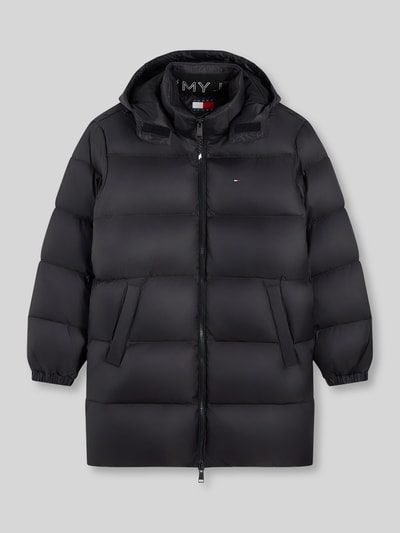 Tommy Jeans Daunenmantel mit seitlichen Eingrifftaschen Black 2