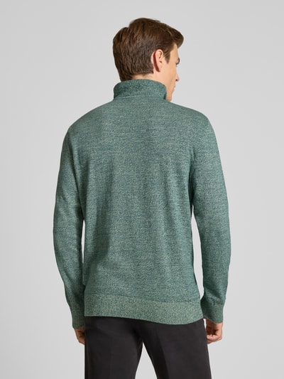 Tom Tailor Denim Regular fit schipperstrui van puur katoen Mintgroen gemêleerd - 5