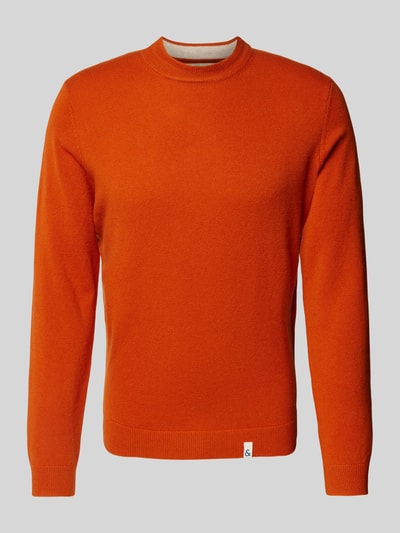 Colours & Sons Strickpullover mit Label-Details Orange 2