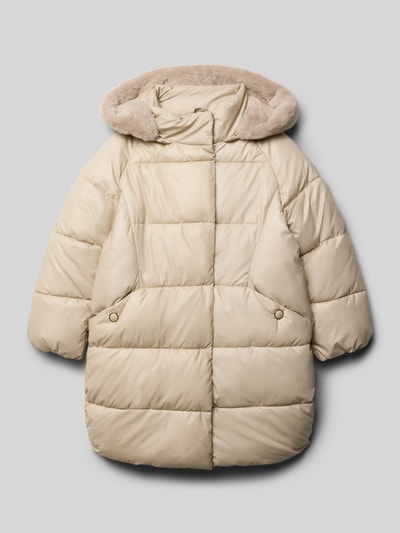 Mayoral Wide Fit Winterjacke in Stepp-Optik Sand 1