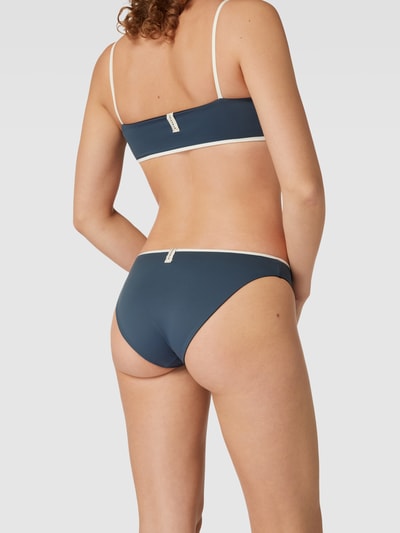 Mymarini Bikinibroekje met labeldetail Blauw - 4