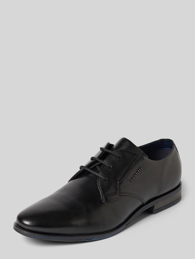 bugatti Derby-Schuhe aus echtem Leder Modell "GAPO" Black 1