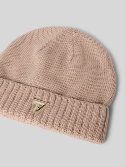Guess Activewear Muts met viscose en wol, model 'Sweater' Taupe - 2
