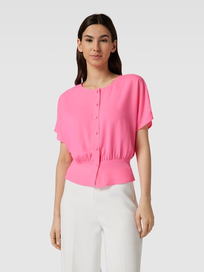 Essentiel Bluse mit überschnittenen Schultern Pink 4