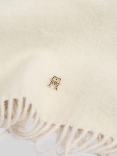 Tommy Hilfiger Schal aus reiner Wolle Modell 'ELEVATED CHIC' Offwhite 2