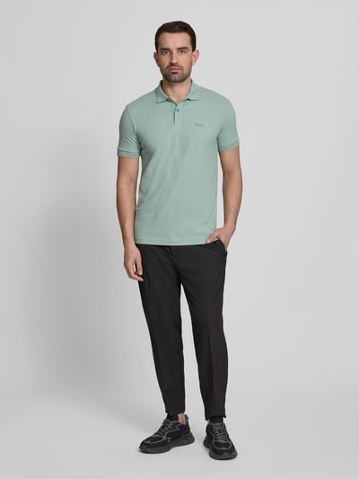 BOSS Green Regular Fit Poloshirt aus reiner Baumwolle Modell 'PIO 1' Lind 1