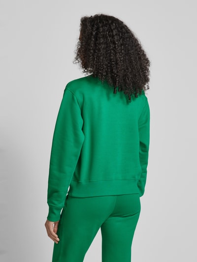 Polo Ralph Lauren Sweatshirt met opstaande kraag en ritssluiting Grasgroen - 5