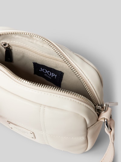 JOOP! Jeans Crossbodytas met doorgestikte naden, model 'ordine' Ecru - 4