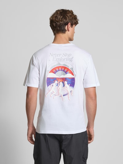 The North Face T-shirt met labelprint Wit - 4