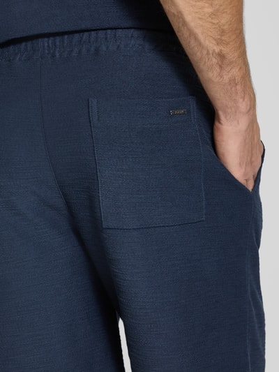 JOOP! Collection Korte broek met elastische band en achterzak Marineblauw - 3