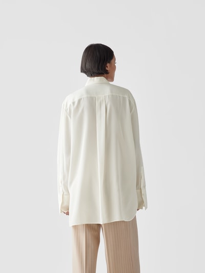 Joseph Seidenbluse mit Biesen Offwhite 5