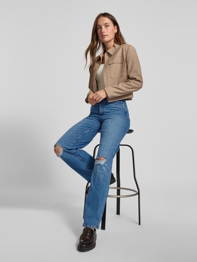 Vero Moda Wide leg jeans van katoenmix, model 'TESSA' Jeansblauw - 3