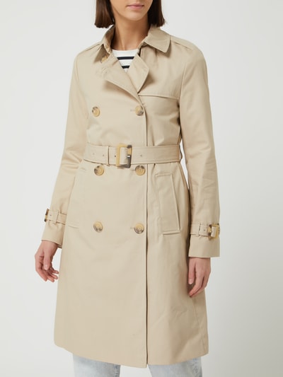 Mango Trenchcoat aus Baumwolle Modell 'Polana' Beige 4