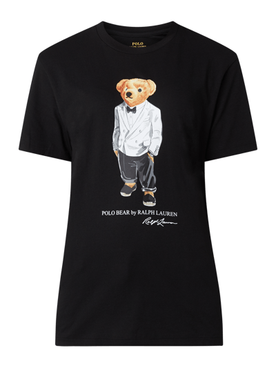 Polo Ralph Lauren T-Shirt z nadrukiem ‘Polo Bear’ Czarny 2