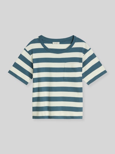 Marc O'Polo Loose Fit T-Shirt aus reiner Baumwolle Petrol 2