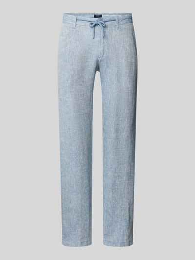 MCNEAL Leinenhose mit Tunnelzug und Gesäßtaschen Bleu 2
