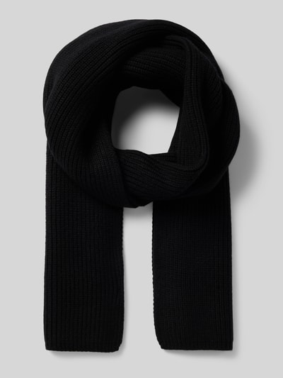 MSCH Copenhagen Grobstrick-Schal aus Viskose-Mix Modell 'GALINE RACHELLE' Black 1
