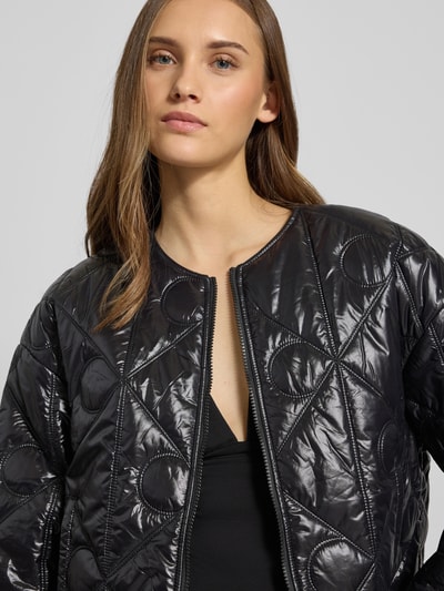 Calvin Klein Jeans Aan twee kanten draagbaar relaxed fit gewatteerd jack Zwart - 3