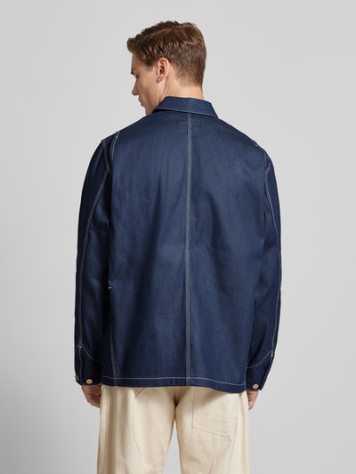 Carhartt Work In Progress Hemdjacke in Denim-Optik Modell 'Chore' Jeansblau 5