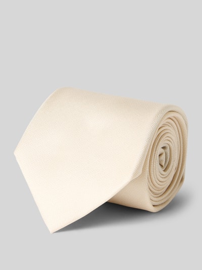 JOOP! Collection Stropdas van zijde (8 cm) Ecru - 1