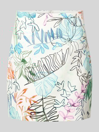 Marc Cain Minirok met labeldetail Ecru - 2