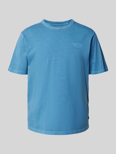 Pepe Jeans T-Shirt mit Label-Stitching Modell 'Aris' Blau 2