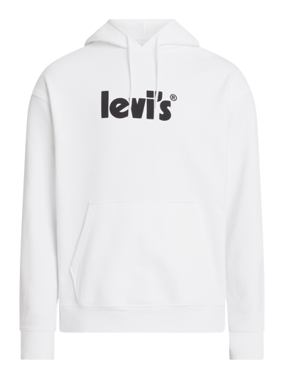 Levi's® Relaxed Fit Hoodie mit Logo Weiss 1