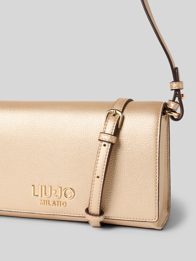 Liu Jo White Handtas met labelapplicatie en schouderband Goud gemêleerd - 3