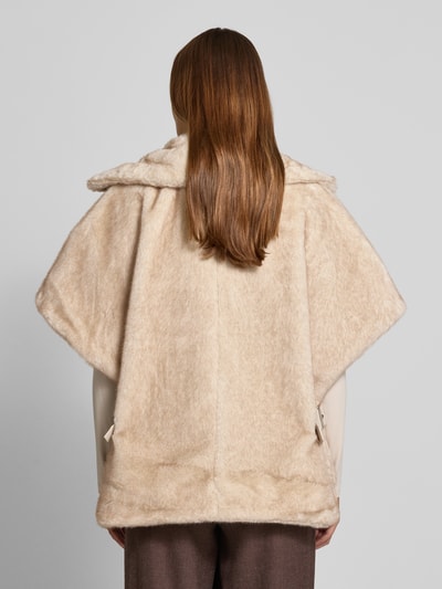 Liu Jo White Jacke aus Kunstfell Sand 5