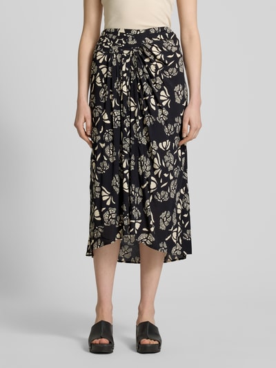 Bash Spódnica midi z plisami model ‘ANNIE’ Czarny 4