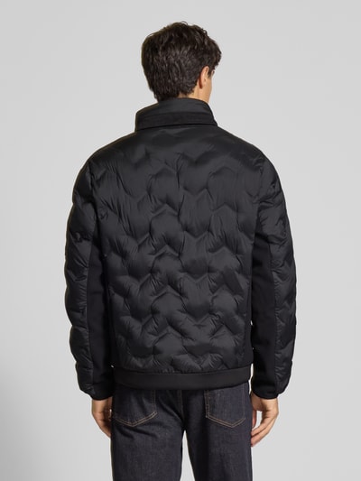 Tom Tailor Kurtka pikowana o kroju regular fit z fakturowanym wzorem Czarny 5