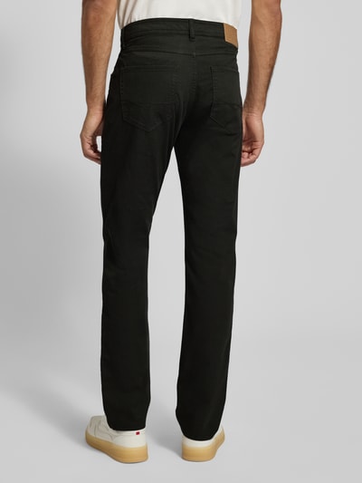 Christian Berg Men Stoffen broek met 5-pocketmodel Flessengroen - 5