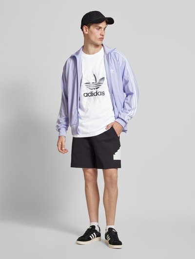 adidas Originals T-Shirt mit Label-Print Weiss 1