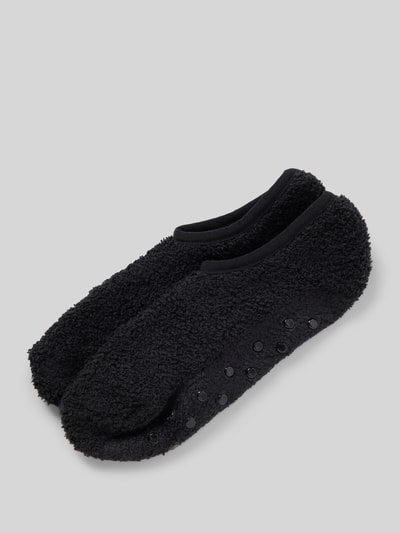 camano Socken in Teddyfell-Optik Black 1