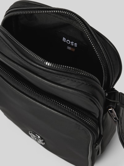 BOSS Handtasche mit Label-Applikation Modell 'Icon' Black 5