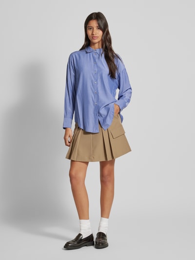 Vero Moda Oversize-Shirt mit langen Ärmeln Modell 'NORA' Dunkelblau 1